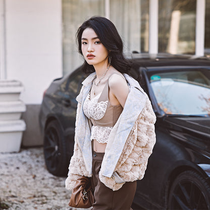 Beautiful back vest type bra maintenance type adjustment underwear women's front buckle centralized gathering upper collection pair outside the breast