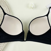 The same brand's sexy low cut deep V-shaped open back bra for women with no marks, thin and breathable invisible U-shaped back bra