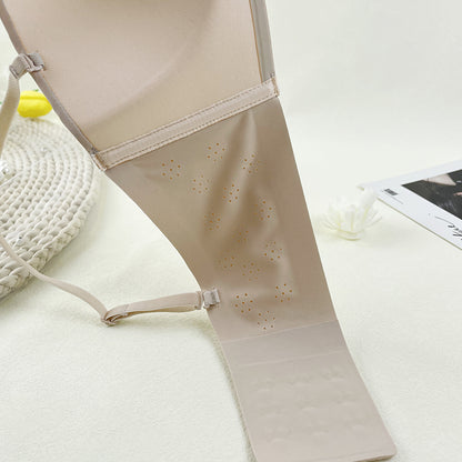 Essential anti-skid strapless underwear for spring and summer, women's small breasts gathered together without marks, invisible wrap bra, thin bra